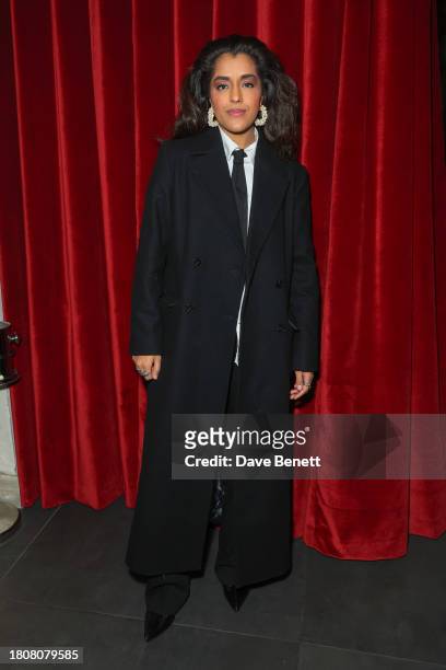 Arooj Aftab attends a party to celebrate the 4th birthday of fashion rental app By Rotation at Geode on November 28, 2023 in London, England.