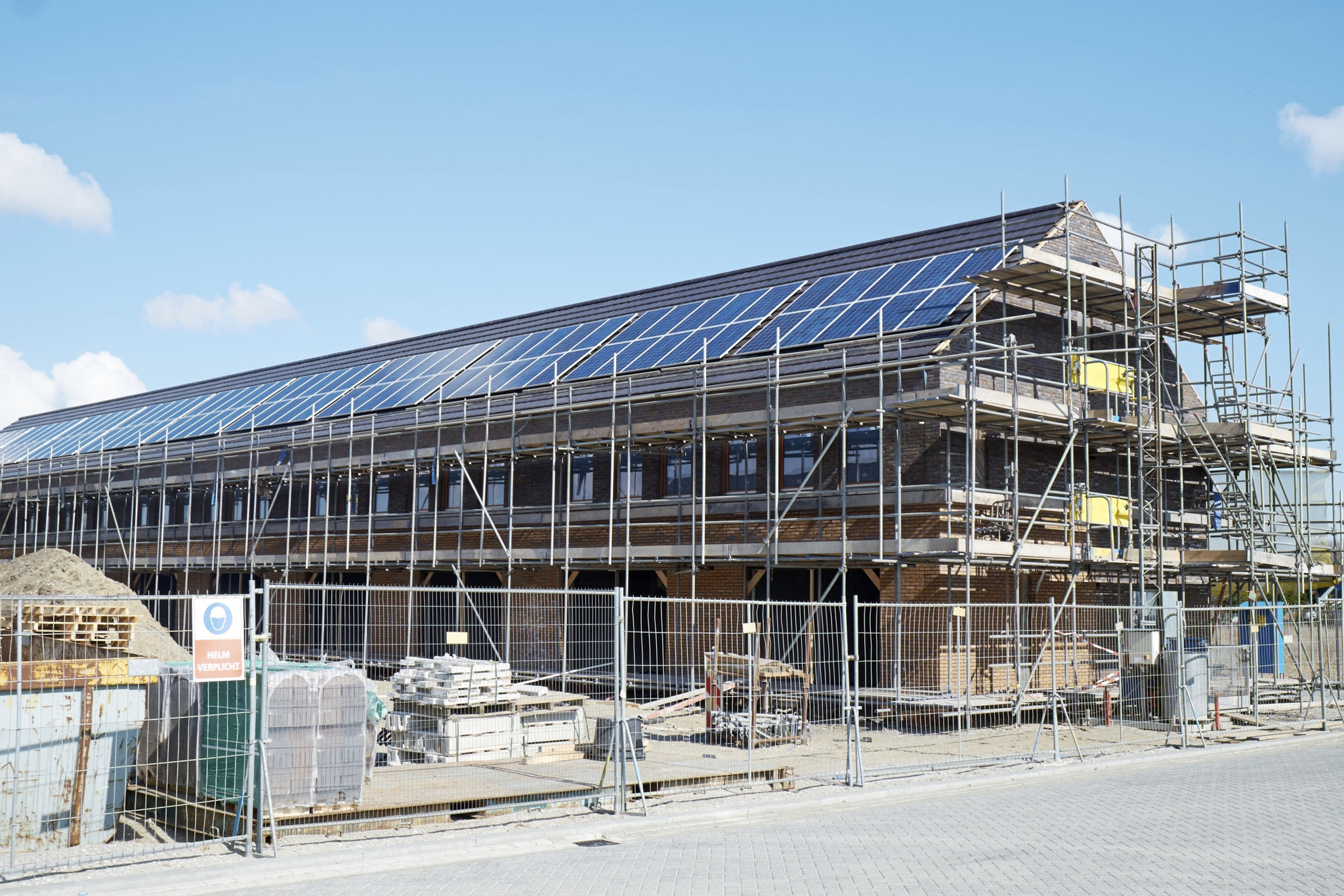 solar panels construction