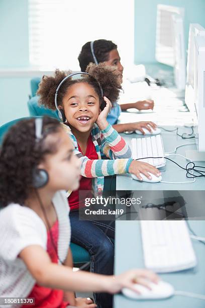 Kids School Computer Lab Photos and Premium High Res Pictures - Getty ...
