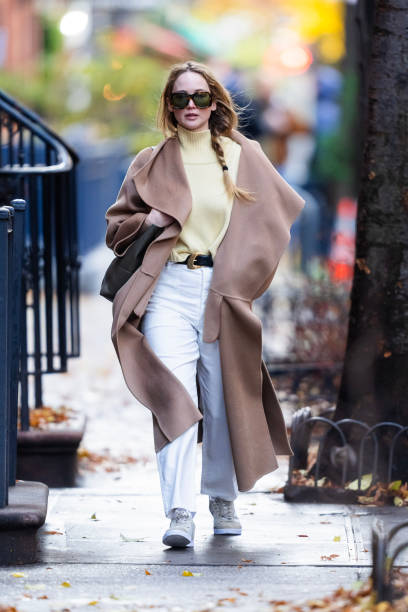 Jennifer Lawrence is seen in the West Village on November 22, 2023 in New York City.