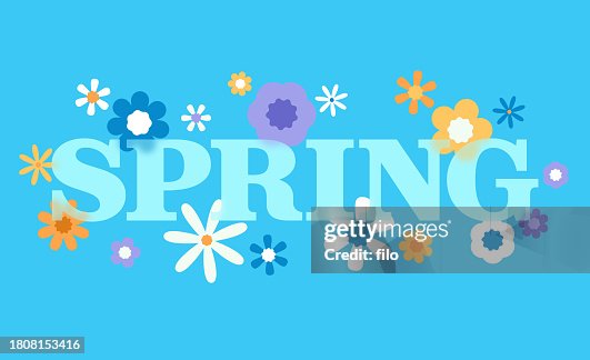 Spring Flowers Modern Background Spring Flowers Modern Background
