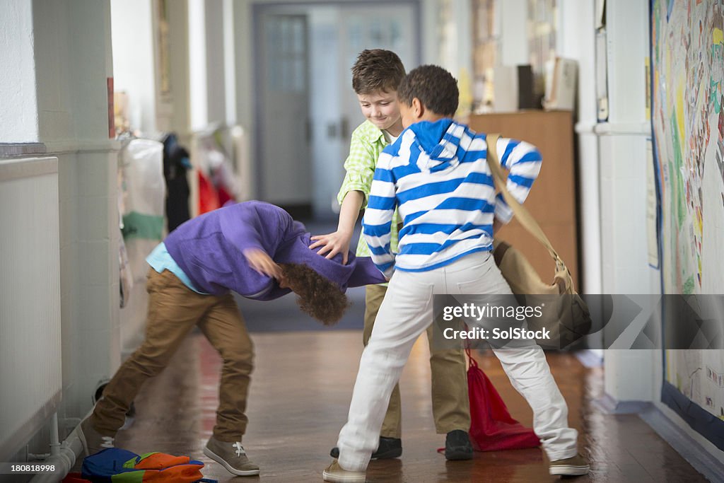 Bullying In The School Corridor