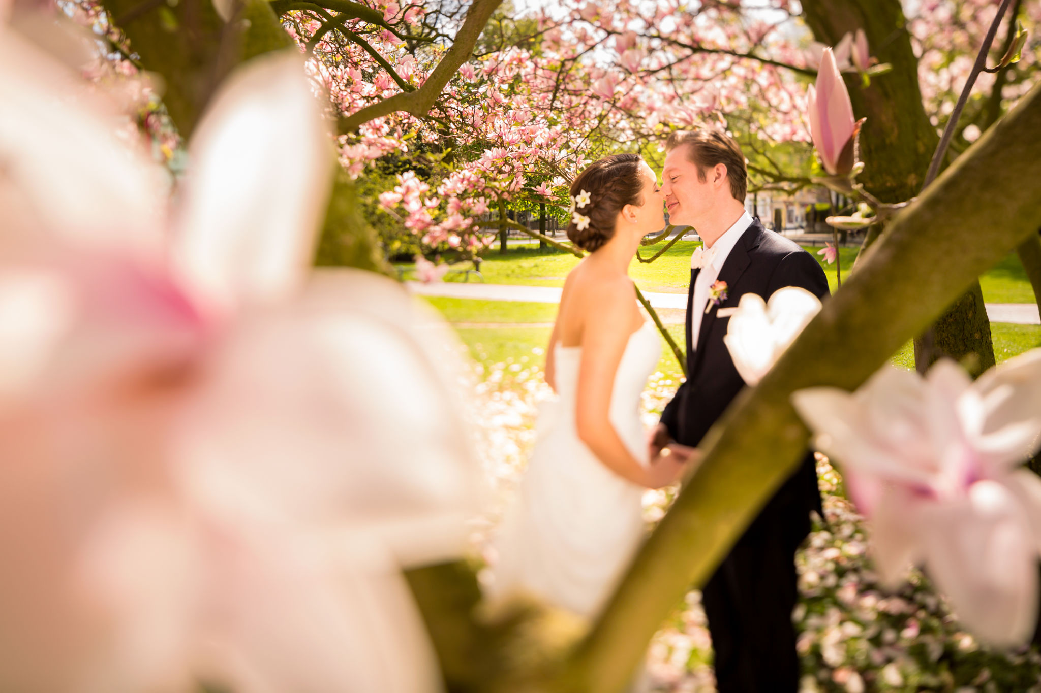 spring garden wedding