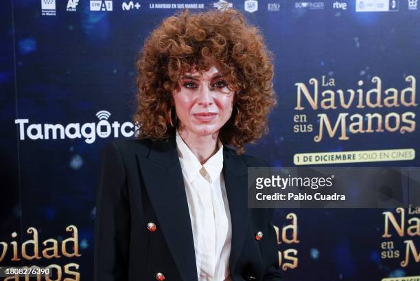 Cayetana Cabezas attends the Madrid premiere of "La Navidad En Sus Manos" at Cine Callao on November 22, 2023 in Madrid, Spain.