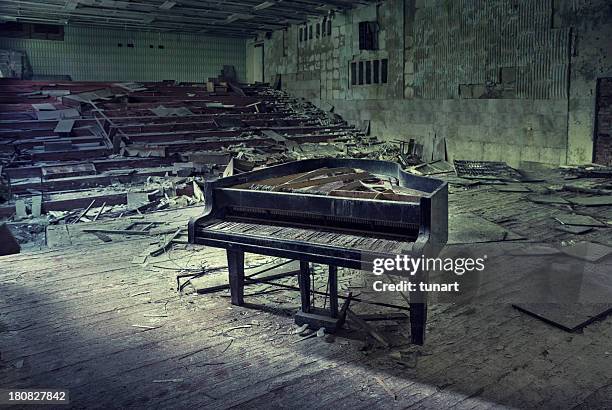 silent concert - chernobyl stock pictures, royalty-free photos & images