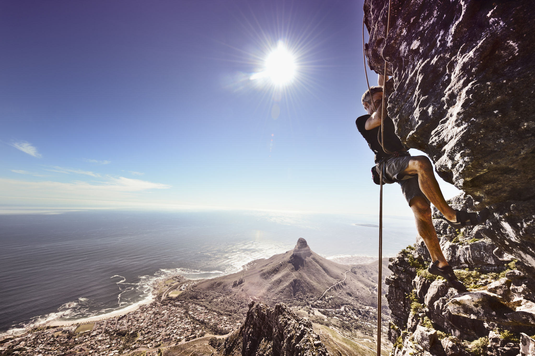 table mountain climbing