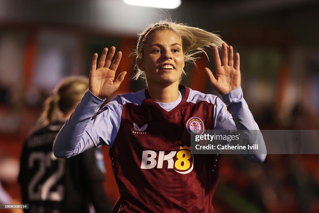 Aston Villa v Blackburn Rovers - FA Women's Continental Tyres League Cup