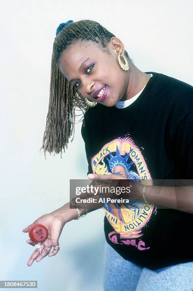 Yeyo Rapper Rapper Yo-Yo plays with a toy yo-yo when she appears in a portrait ...