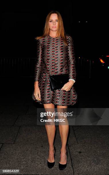 Stella McCartney attends an evening to celebrate The Global Fund hosted by the Earl and Countess of Mornington, Anna Wintour, Livia Firth and Natalie...