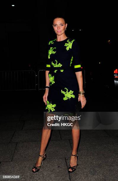 Jodie Kidd attends an evening to celebrate The Global Fund hosted by the Earl and Countess of Mornington, Anna Wintour, Livia Firth and Natalie...