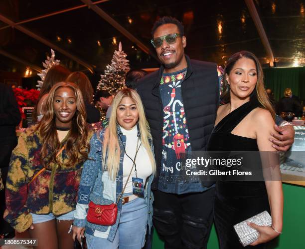 Paul Pierce and guests at the world premiere of "Candy Cane Lane" held at the Regency Village Theatre on November 28, 2023 in Los Angeles, California.