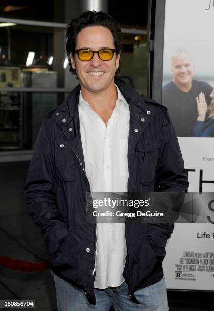 Actor Rob Morrow arrives at the Los Angeles premiere of "Thanks For Sharing" at ArcLight Hollywood on September 16, 2013 in Hollywood, California.