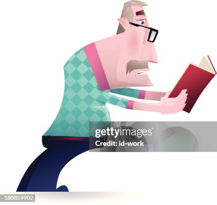 Man reading Man reading
