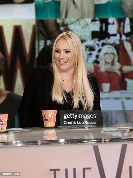 Guest co-host Meghan McCain visits "The View" today, Monday, September 16, 2013. Guests include Katie Couric ; Samantha Geimer and five-year-old...