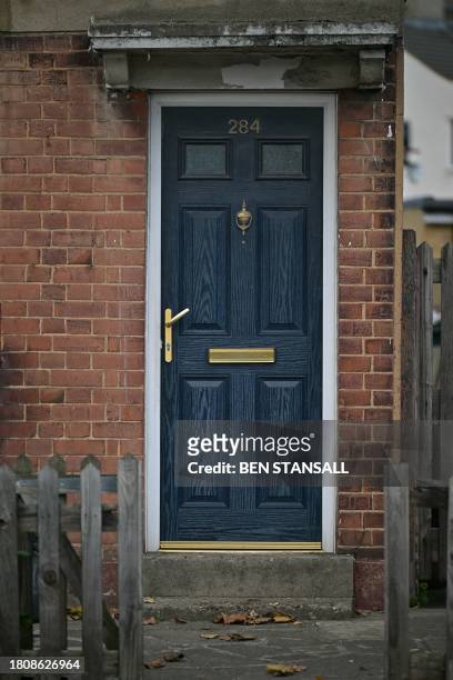 Photograph taken on November 24, 2023 shows the 284 Green Street also called Poltergeist House, in Enfield. In an ordinary house in a north London...