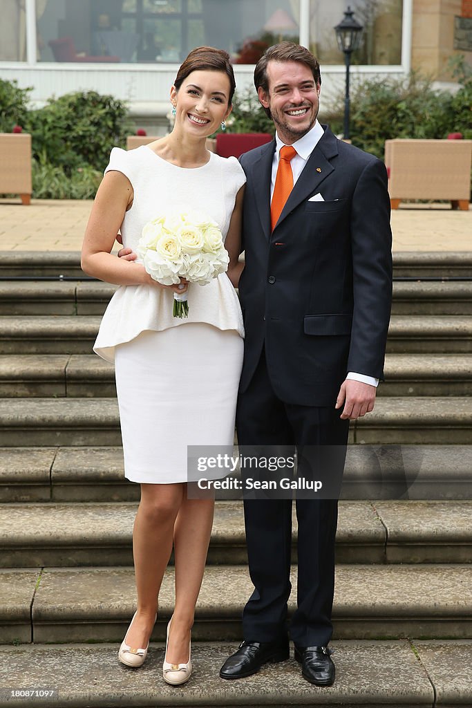 Civil Wedding Of Prince Felix Of Luxembourg & Claire Lademacher