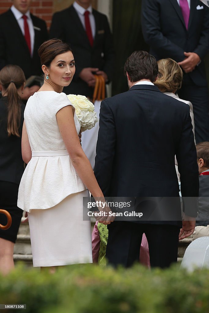 Civil Wedding Of Prince Felix Of Luxembourg & Claire Lademacher