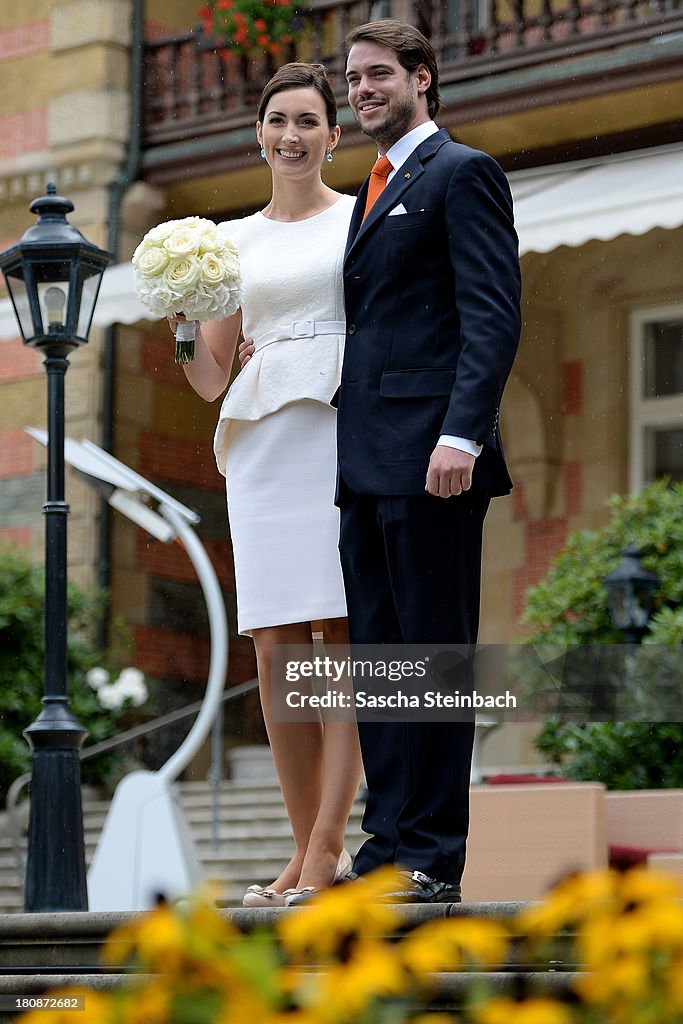 Civil Wedding Of Prince Felix Of Luxembourg & Claire Lademacher