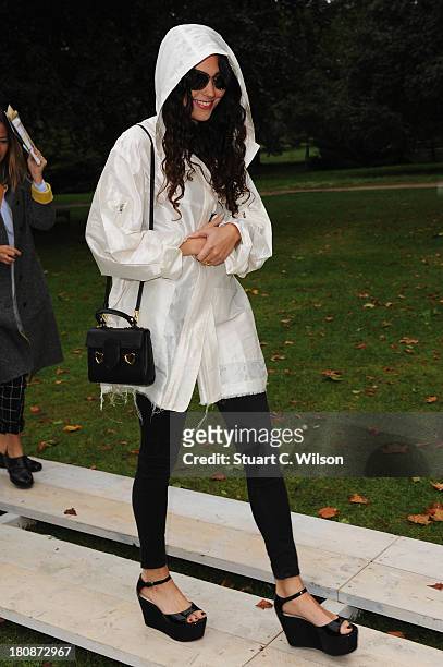 Eliza Doolittle attends the Fashion East show during London Fashion Week SS14 at TopShop Show Space on September 17, 2013 in London, England.