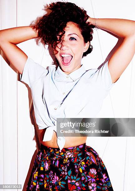 Actress Louise Chabat is photographed for Self Assignment on September 7, 2013 in Paris, France.