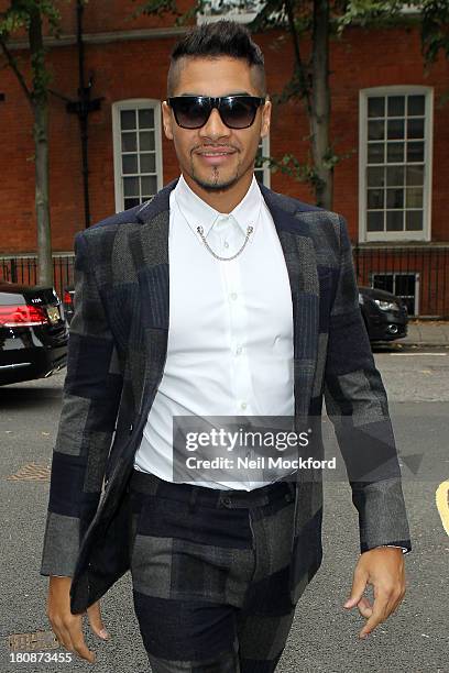 Louis Smith seen at the Stella McCartney Collection on September 17, 2013 in London, England.