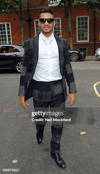 Louis Smith seen at the Stella McCartney Collection on September 17, 2013 in London, England.