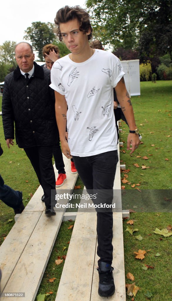 Celebrity Sightings At London Fashion Week SS14 - Day 5