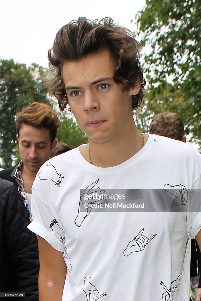 Celebrity Sightings At London Fashion Week SS14 - Day 5