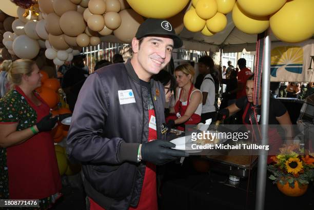 David Dastmalchian attends Los Angeles Mission's Celebrity Thanksgiving at Los Angeles Mission on November 22, 2023 in Los Angeles, California.