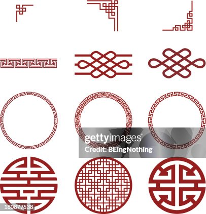 Chinese paper and traditional pattern Chinese paper and traditional pattern