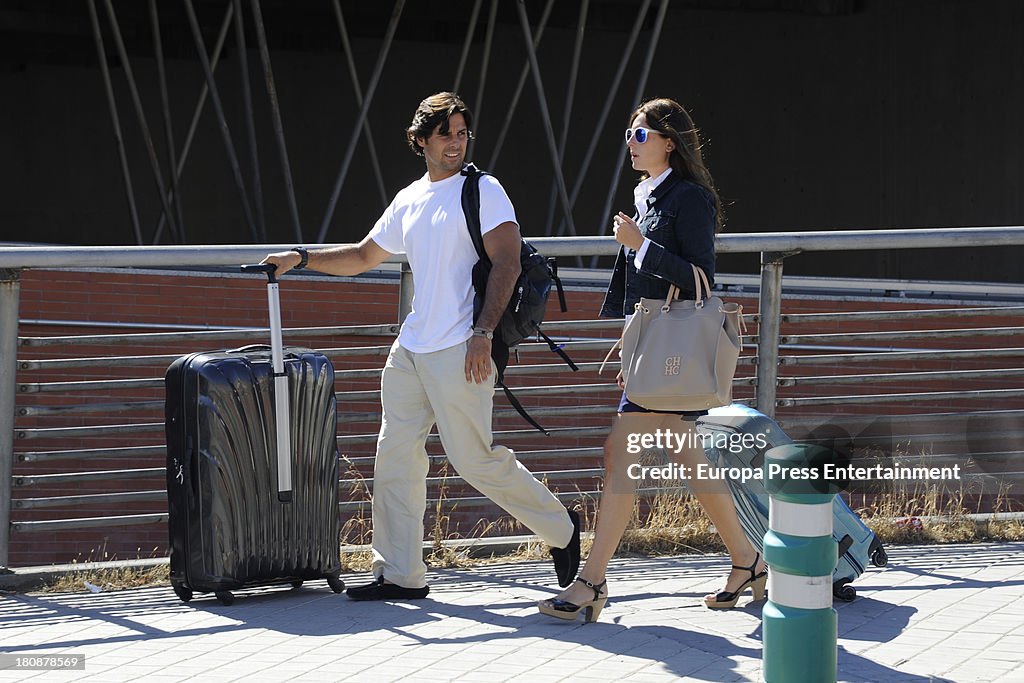 Francisco Rivera and Lourdes Montes Sighting In Madrid - September 16, 2013