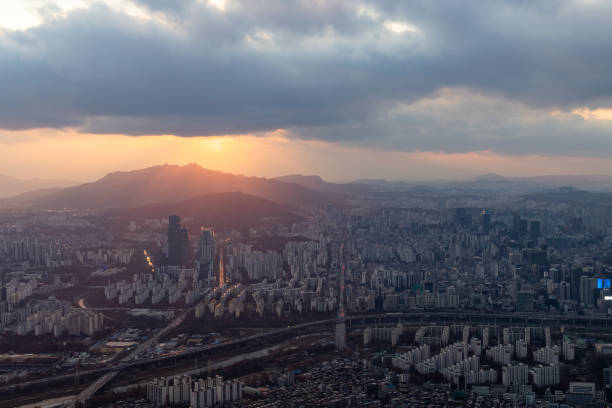 KOR: Seoul Skyline From Lotte World Tower
