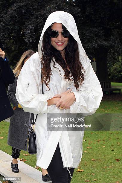 Eliza Doolittle seen at Fashion East fasion show on September 17, 2013 in London, England.