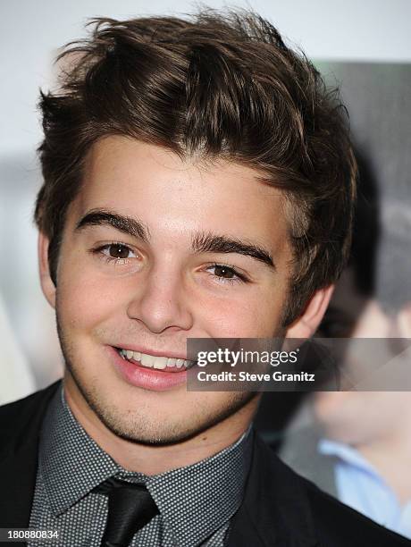 Jack Griffo arrives at the "Thanks For Sharing" - Los Angeles Premiere at ArcLight Hollywood on September 16, 2013 in Hollywood, California.