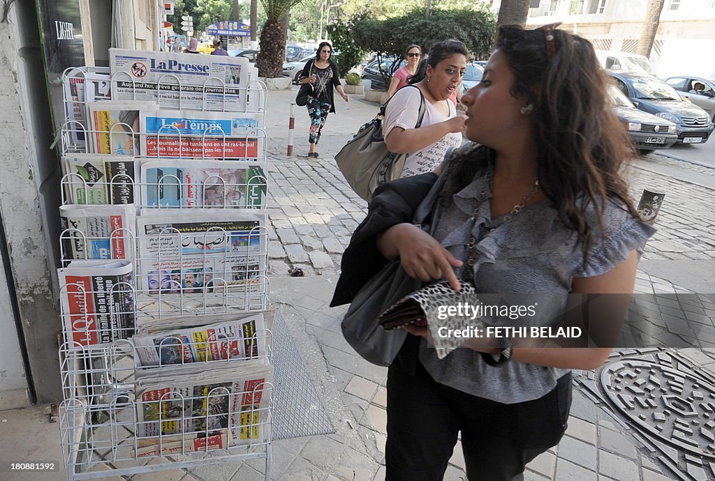 TUNISIA-MEDIA-RIGHTS-STRIKE