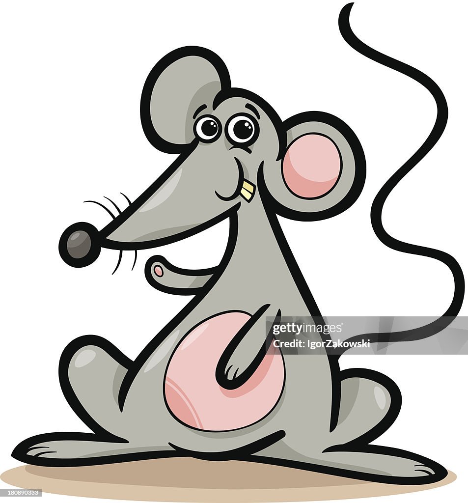 En Ratones O Ratas Ilustración Dibujo Animado De Animal Ilustración de  stock - Getty Images