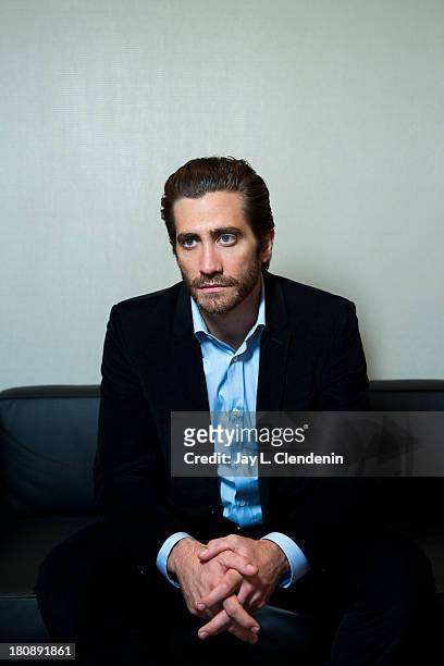Actor Jake Gyllenhaal is photographed for Los Angeles Times on September 7, 2013 in Toronto, Ontario. PUBLISHED IMAGE. CREDIT MUST READ: Jay L....