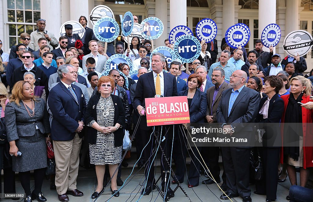 City Council Speaker And Former Mayoral Candidate Christine Quinn Endorses De Blaiso
