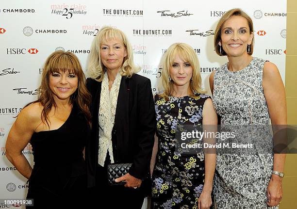 Marie Claire Publishing Director Justine Southall, Executive Director of International Editions Laurence Hembert, Marie Claire Editor-in-Chief Trish...