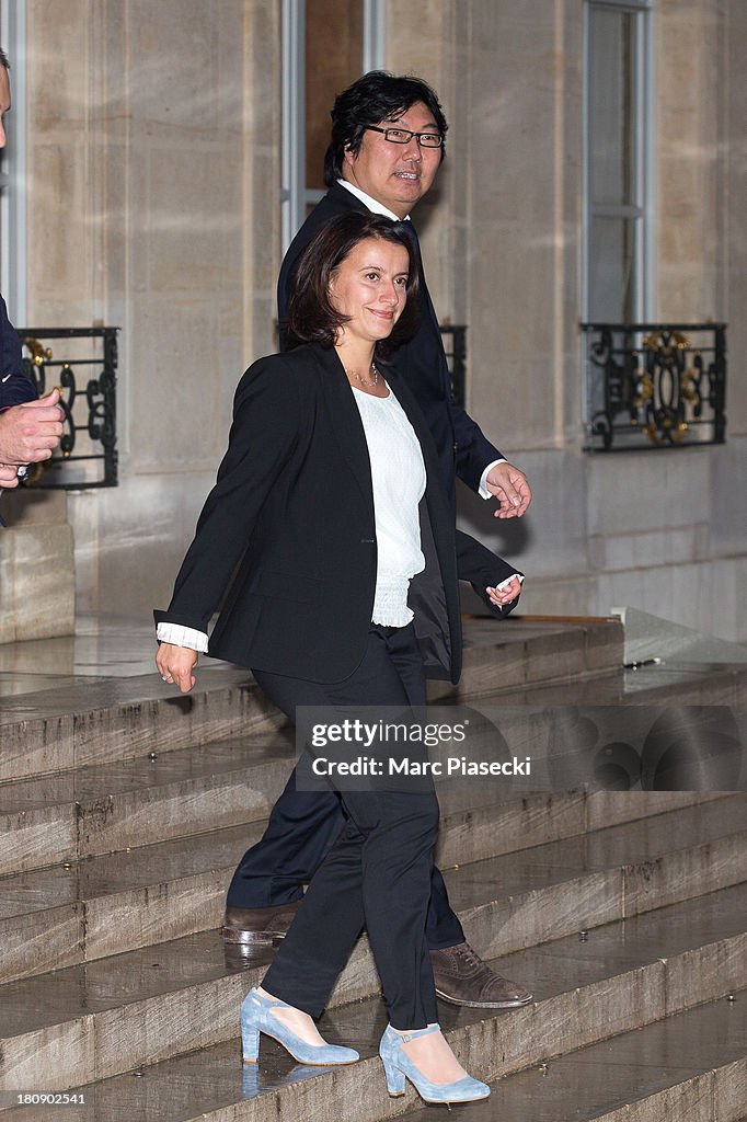 'Legion D'Honneur' : Honour Ceremony At Elysee Palace