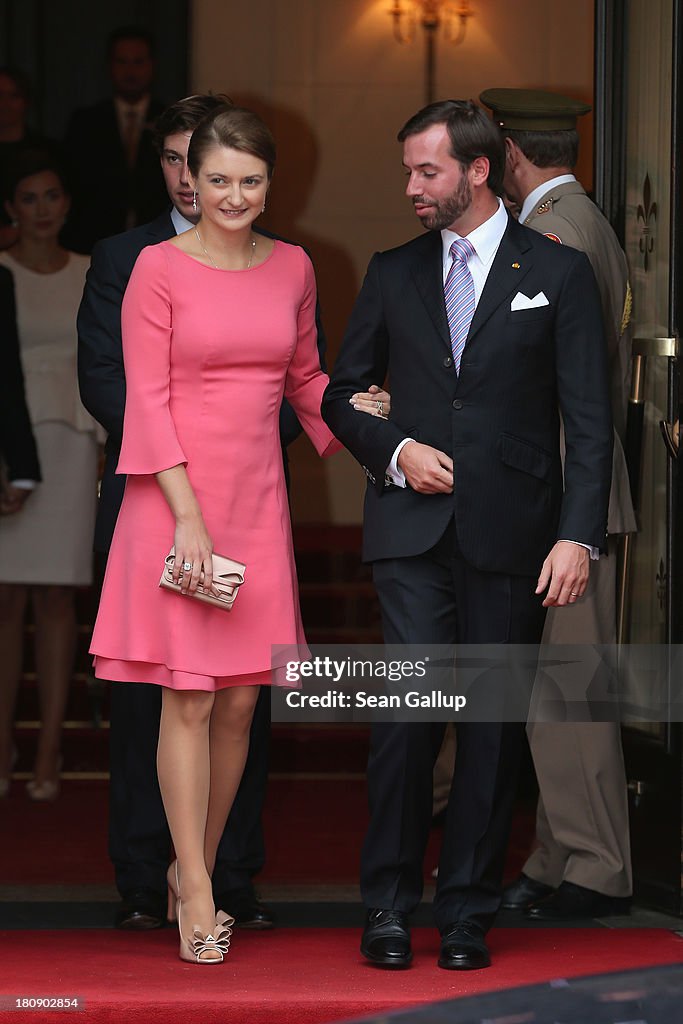 Civil Wedding Of Prince Felix Of Luxembourg & Claire Lademacher