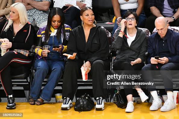 Eboni Nichols, Marilyn Katzenberg, Queen Latifah and Jeffrey... News