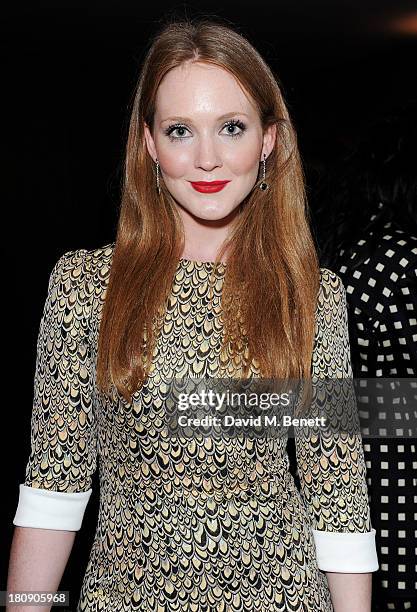 Olivia Hallinan attends the Marie Claire 25th birthday celebration featuring Icons of Our Time in association with The Outnet at the Cafe Royal Hotel...