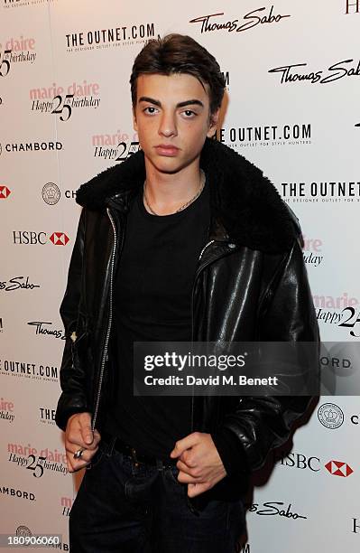 Sascha Bailey attends the Marie Claire 25th birthday celebration featuring Icons of Our Time in association with The Outnet at the Cafe Royal Hotel...