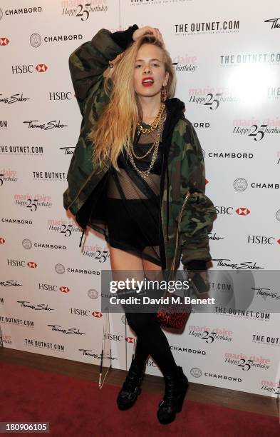 Jessica Horwell attends the Marie Claire 25th birthday celebration featuring Icons of Our Time in association with The Outnet at the Cafe Royal Hotel...