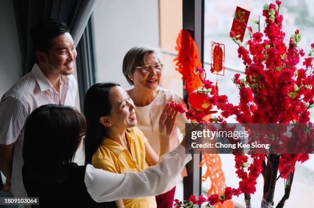 yeah~~chinese new year is coming. - 39 year old stockfoto's en -beelden