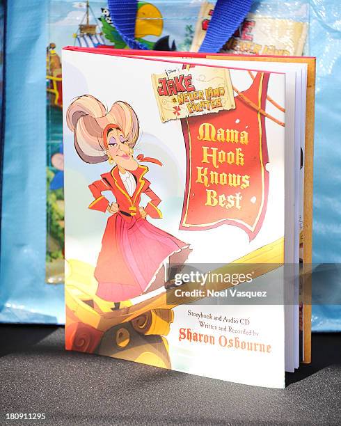 Sharon Osbourne's book is displayed at "Extra" at Universal Studios Hollywood on September 17, 2013 in Universal City, California.
