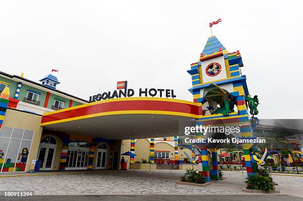 General view of North America's first ever Legoland Hotel at Legoland on September 17, 2013 in Carlsbad, California. The three-story, 250-room hotel...