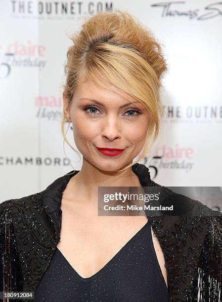 MyAnna Buring attends the 25th birthday party of Marie Claire at Hotel Cafe Royal on September 17, 2013 in London, England.