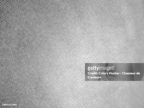 black and white close-up with blur of dots printed on white paper in paris, france - printed media stockfoto's en -beelden